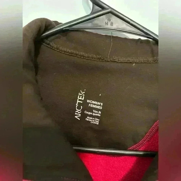 Arc'teryx Jacket Womens Covert Cardigan Fleece Full Zip Long Sleeve Pink Size M - Picture 2 of 6